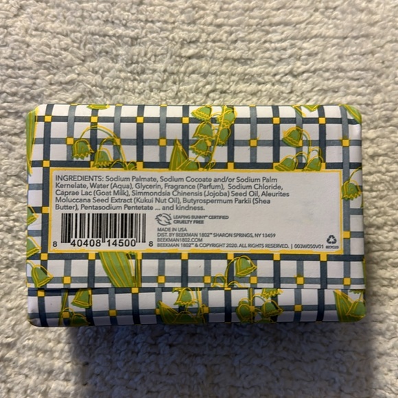 Beekman 1802 Goat Milk Bar Soap in Lily of the Valley - Picture 2 of 2